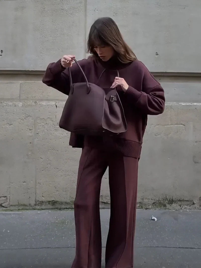 Serena - Completo coordinato di felpa dal taglio ampio