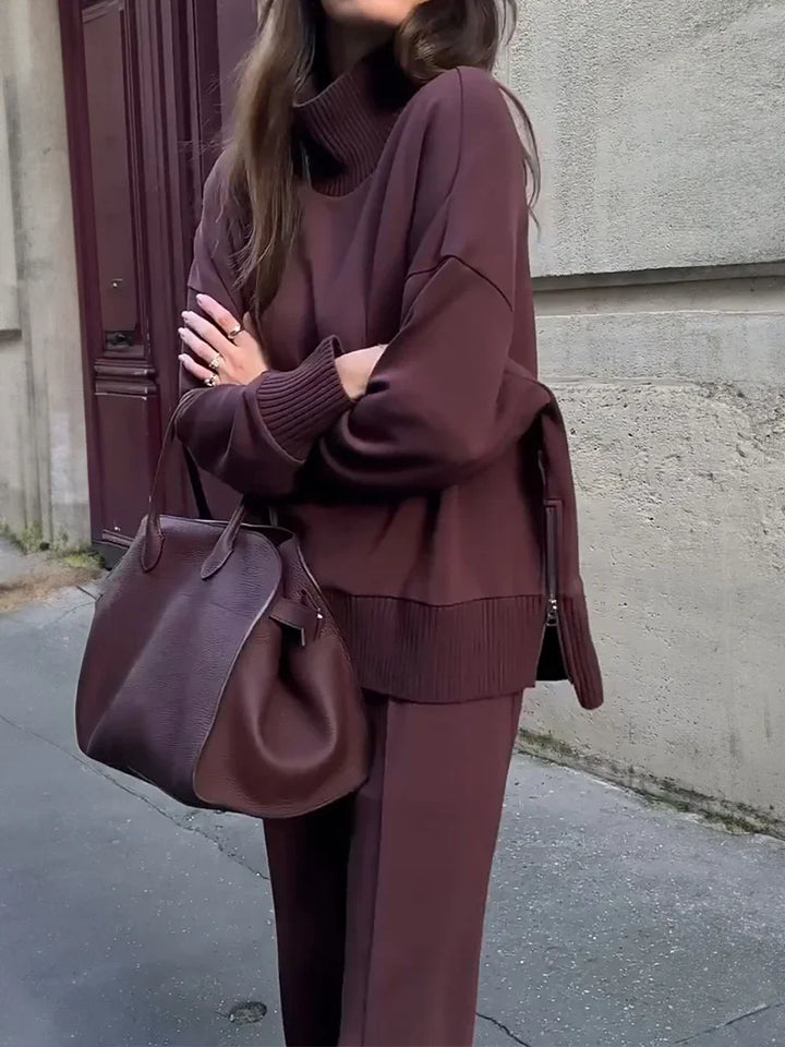 Serena - Completo coordinato di felpa dal taglio ampio