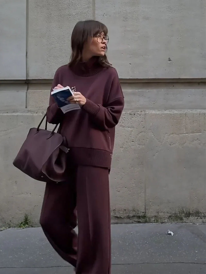 Serena - Completo coordinato di felpa dal taglio ampio