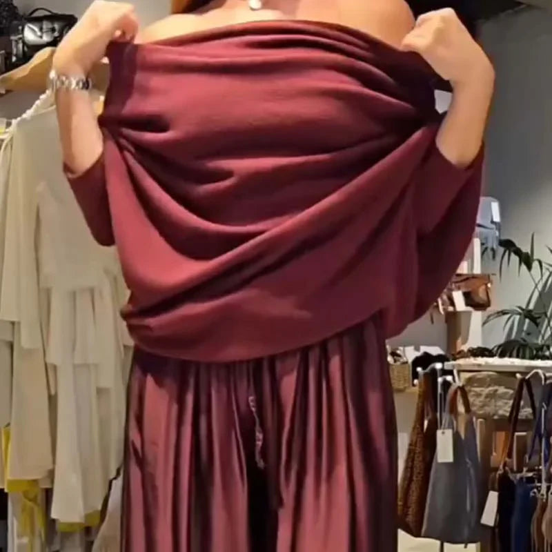 Gala – Elegante completo con spalle scoperte