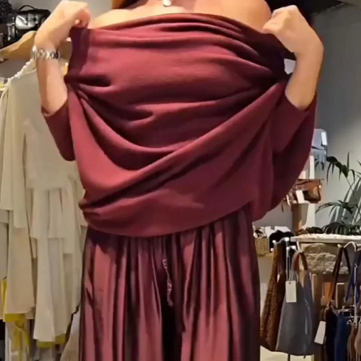 Gala – Elegante completo con spalle scoperte