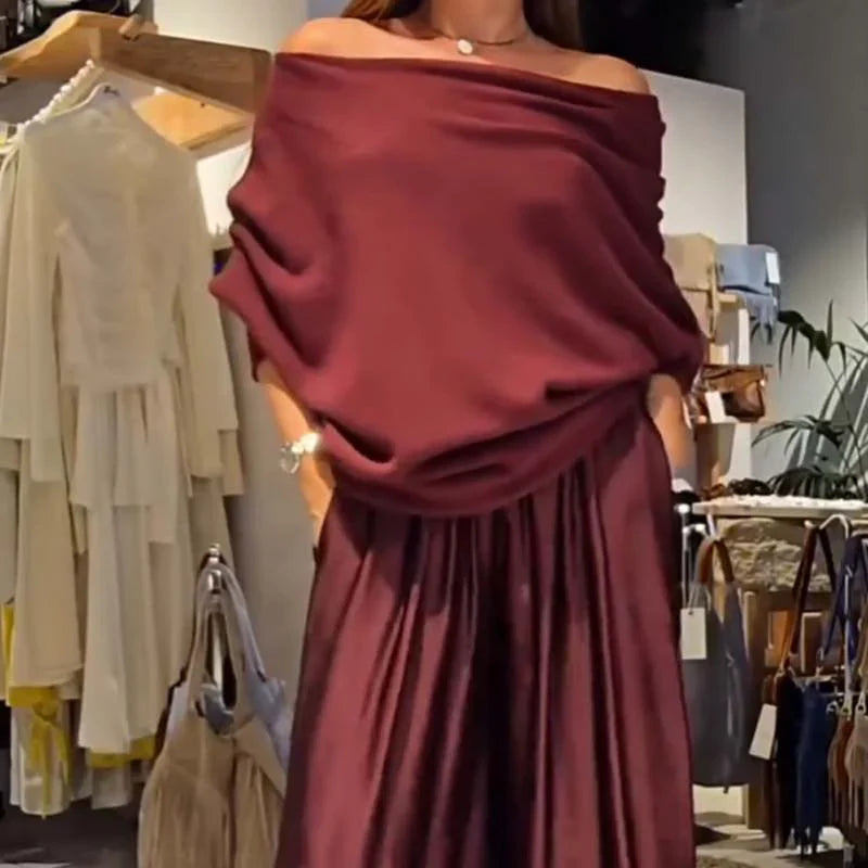 Gala – Elegante completo con spalle scoperte